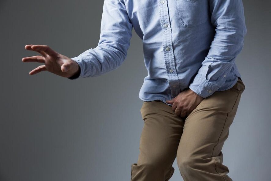Prostatit belirtisi olarak kasıkta ağrı